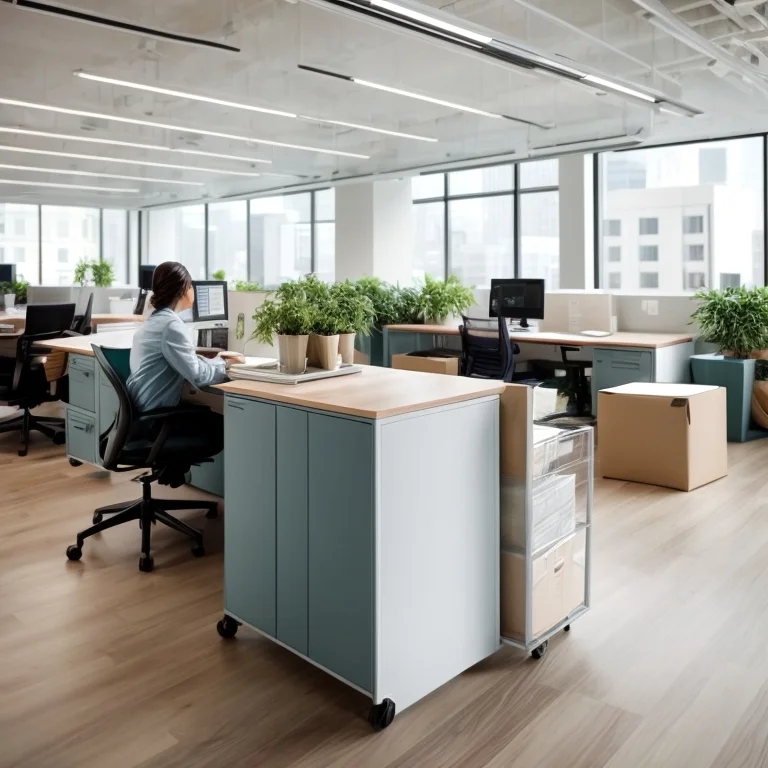 オフィス移転作業の様子